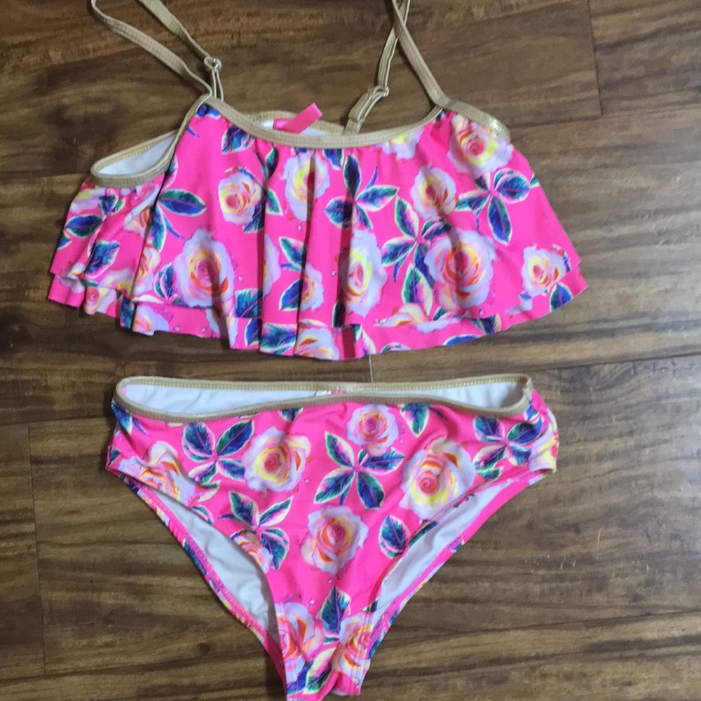 Betsey Johnson 2 Piece Swim Suit